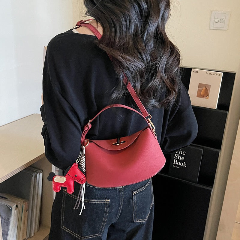 Women's shoulder bag with charming pendant and elegant design-https://detail.1688.com/offer/1027343816378.html-Calm Wears-Rot-Size: With pendant-Calm Wears