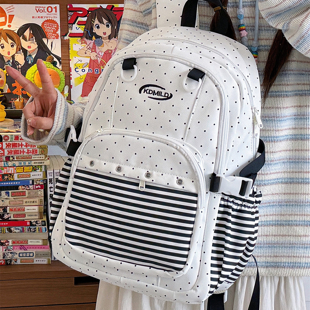 Multi-Pocket Student Backpack Calm Wears