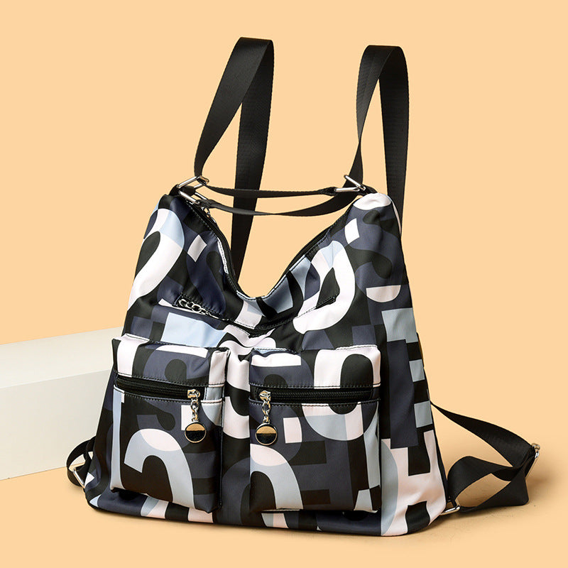 Spacious Multi-Pocket Shoulder Bag