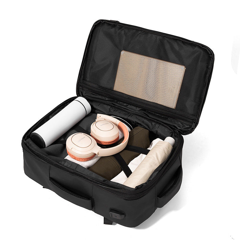 Elegant and Functional Laptop Backpack with Comprehensive Storage