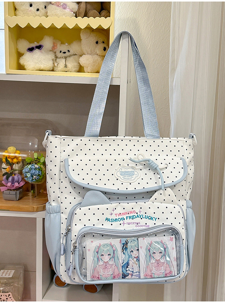 Casual Stylish Tote School Backpack-https://detail.1688.com/offer/1066729881650.html-Calm Wears-Blue-Calm Wears