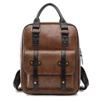 Vintage Leather Multi-Functional Backpack Calm Wears