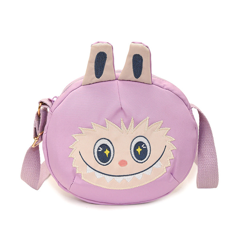Plush children's backpack in cute penguin design
