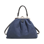 Women's large shoulder bag with elegant pleats and detachable shoulder strap-https://detail.1688.com/offer/1009959689200.html-Calm Wears-Blue-nothing-Calm Wears