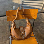 WoChic Leather Hobo Bag