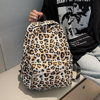 Stylish Animal Print Backpack