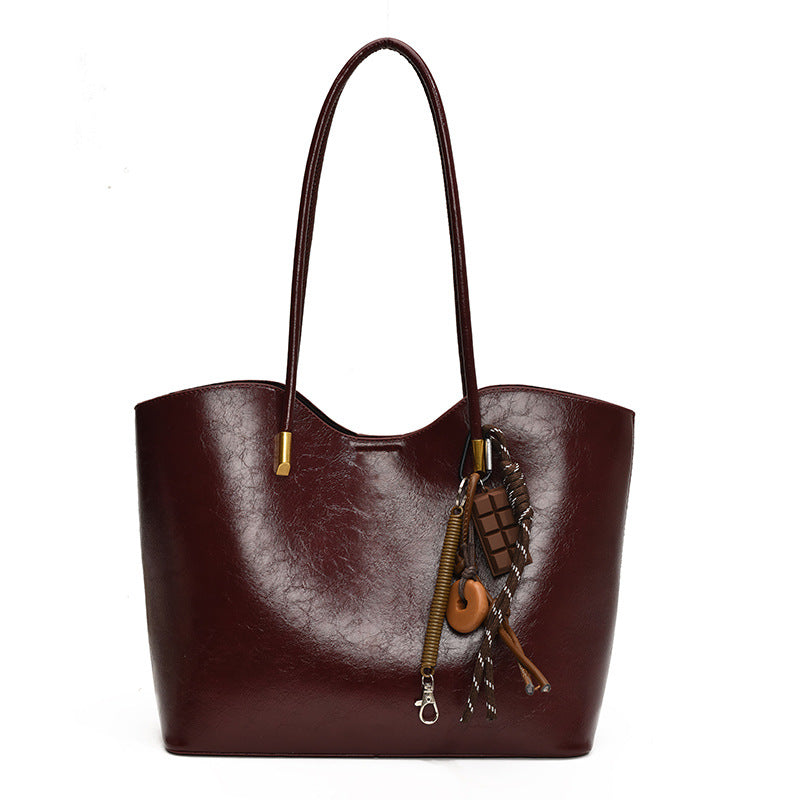 Women's high-quality tote bag with elegant design-https://detail.1688.com/offer/849985092289.html-Calm Wears-Rot-Size: no pendants-Calm Wears