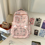 Backpack with Cute Applications and Thoughtful Storage