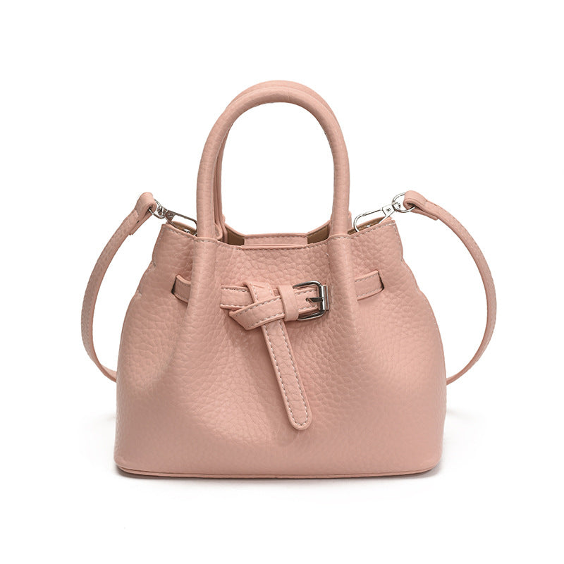 Women's mini handbag with stylish button closure-https://detail.1688.com/offer/926606036514.html-Calm Wears-Rosa-Size: One size-Calm Wears
