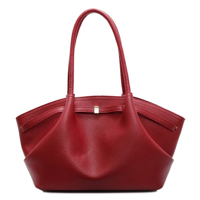 Women's tote bag with structured design-https://detail.1688.com/offer/1028146659910.html-Calm Wears-Rot-411221-Calm Wears