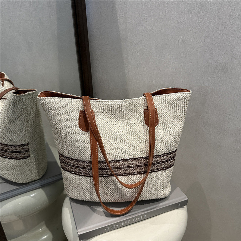 Eco-Friendly Handwoven Beach Tote Bag