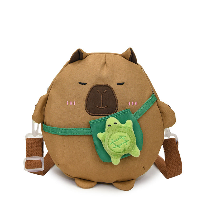 Plush Shoulder Bag in Animal Design