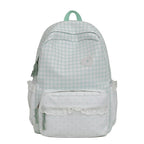Whimsical Gingham Pattern Backpack