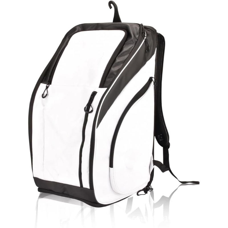Sporty backpack with practical compartments and ergonomic design