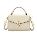 Elegant Structured Top-Handle Handbag