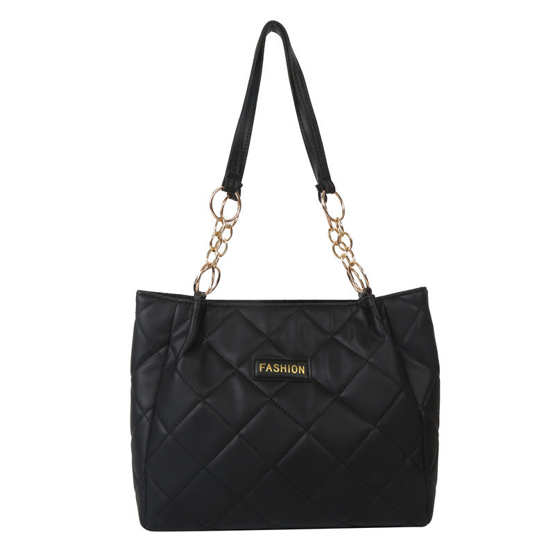 Elegant Quilted Tote Bag