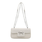 Elegant Bow Accent Crossbody Bag