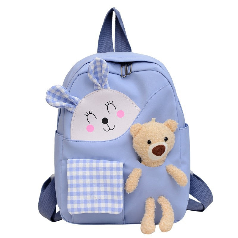 Cute Animal-Themed Plush Backpack