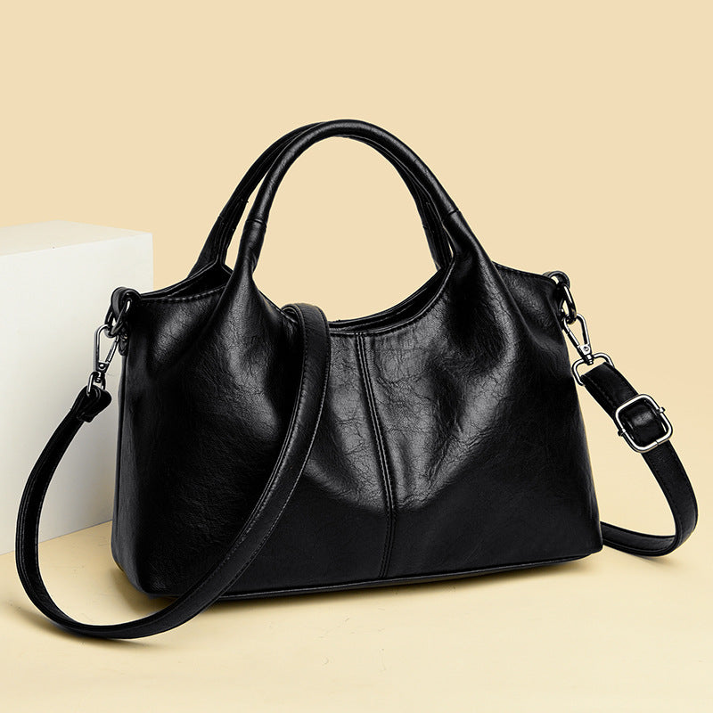 Classic Faux Leather Handbag
