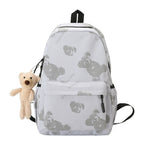 Urban leisure backpack with unique animal motif
