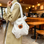 Plush Bear-Themed Tote Bag