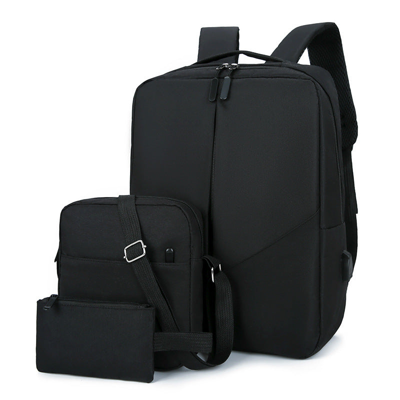 Versatile Multi-Pocket Laptop Backpack Set