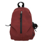 Backpack with Charming Animal Pendant and Innovative Storage