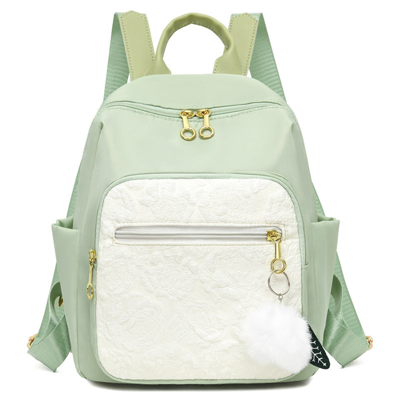 Chic Embroidered Backpack