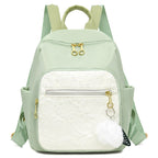 Chic Embroidered Backpack