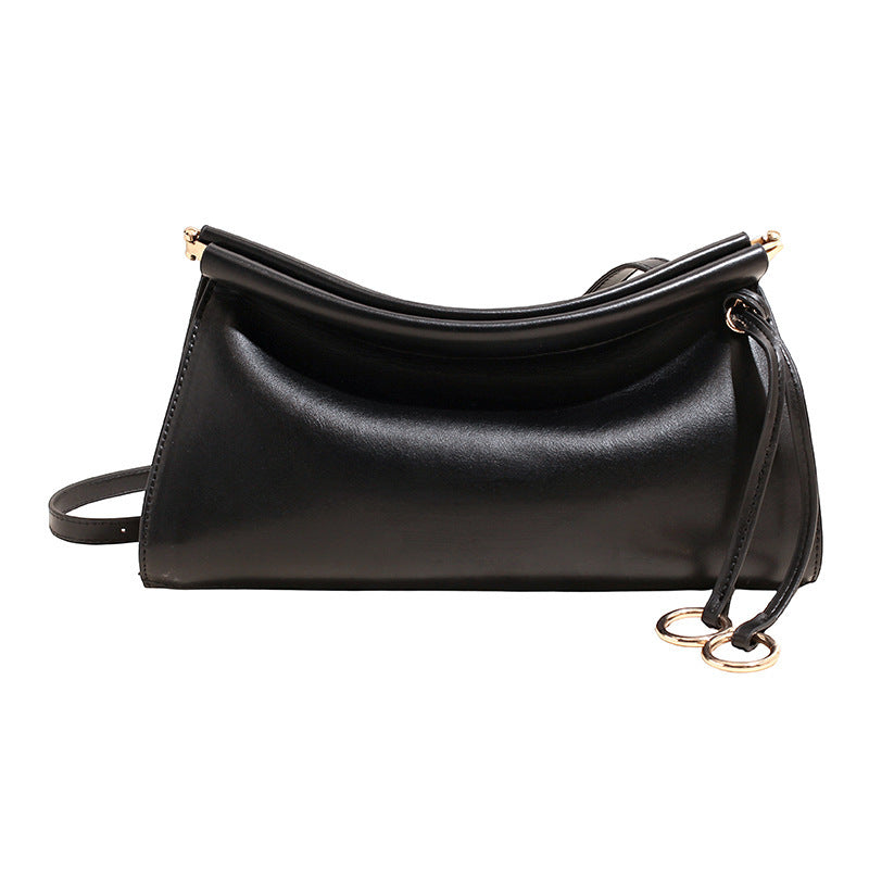 Women's elegant shoulder bag with modern, curved design-https://detail.1688.com/offer/1001779727982.html-Calm Wears-Black-nothing-Calm Wears