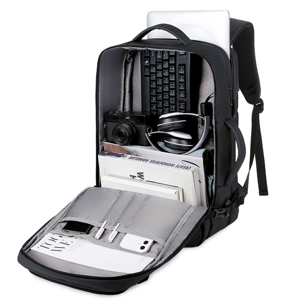 Executive Multi-Compartment Laptop Backpack