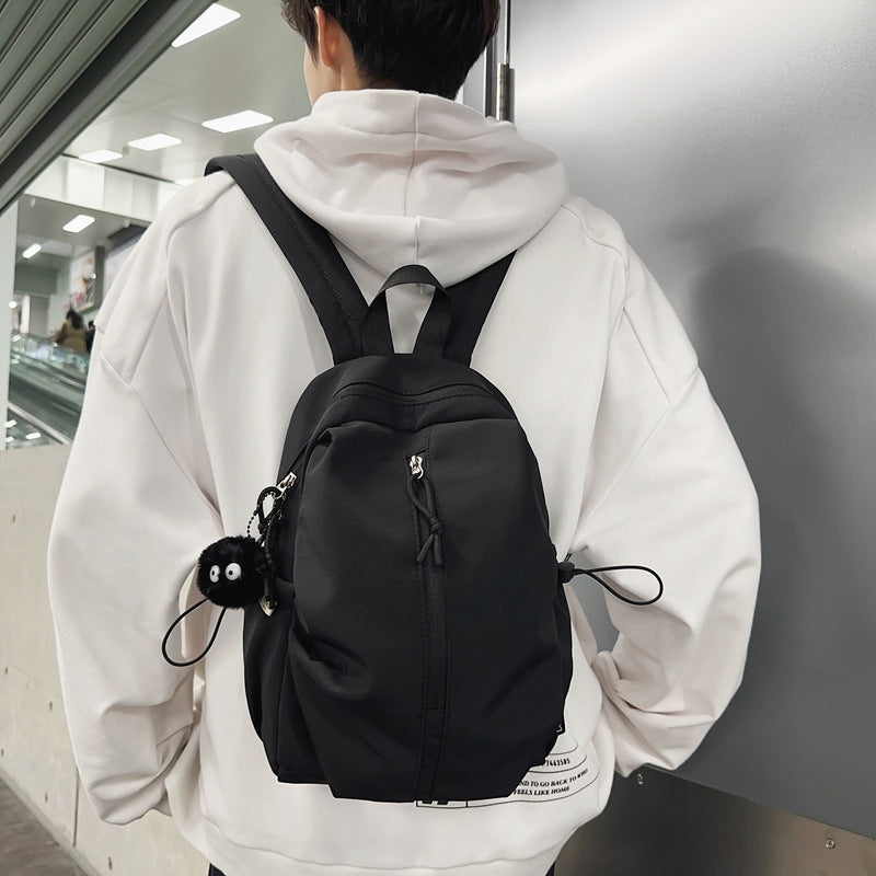 Backpack with Charming Animal Pendant and Innovative Storage