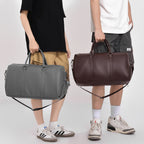 Premium Leather Travel Duffel