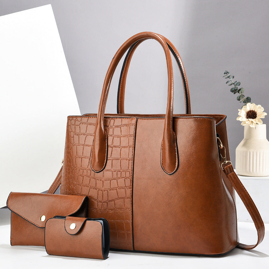 Women's tote bag with removable accessories-https://detail.1688.com/offer/1037927878258.html-Calm Wears-Khaki-3351323-Calm Wears