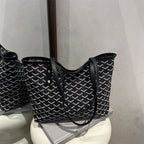 Women's stylish tote bag with fashionable pattern-https://detail.1688.com/offer/931550100460.html-Calm Wears-Black-nothing-Calm Wears
