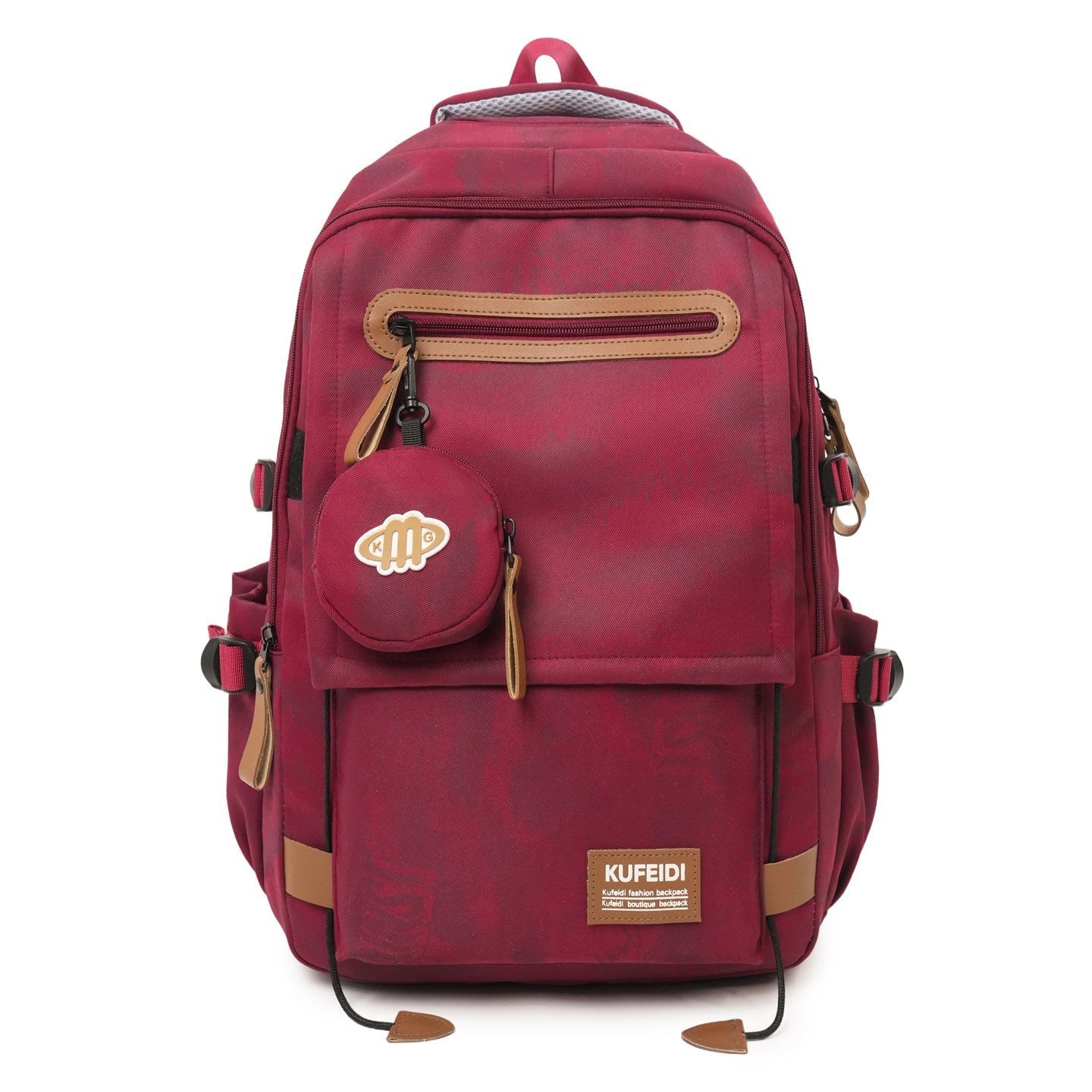 Versatile Urban School Backpack-https://detail.1688.com/offer/1044371265095.html-Calm Wears-Red-Calm Wears