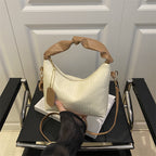 Ribbed Texture Shoulder Bag