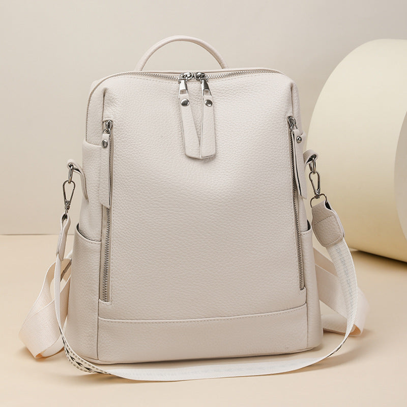 Textured Multi-Pocket Backpack