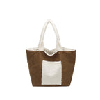 Cozy Sherpa Lined Tote Bag