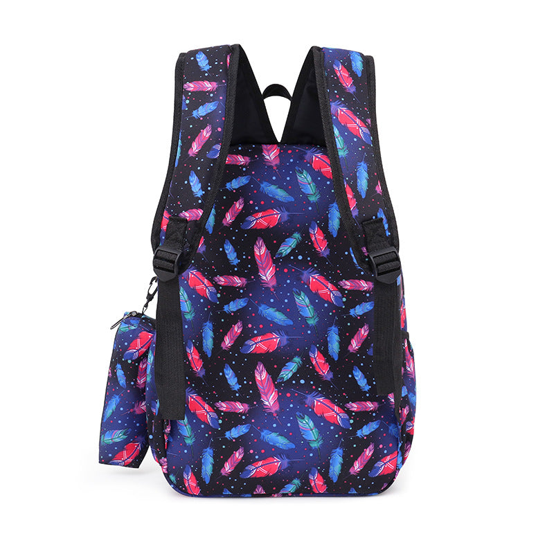 Playful backpack with matching accessories