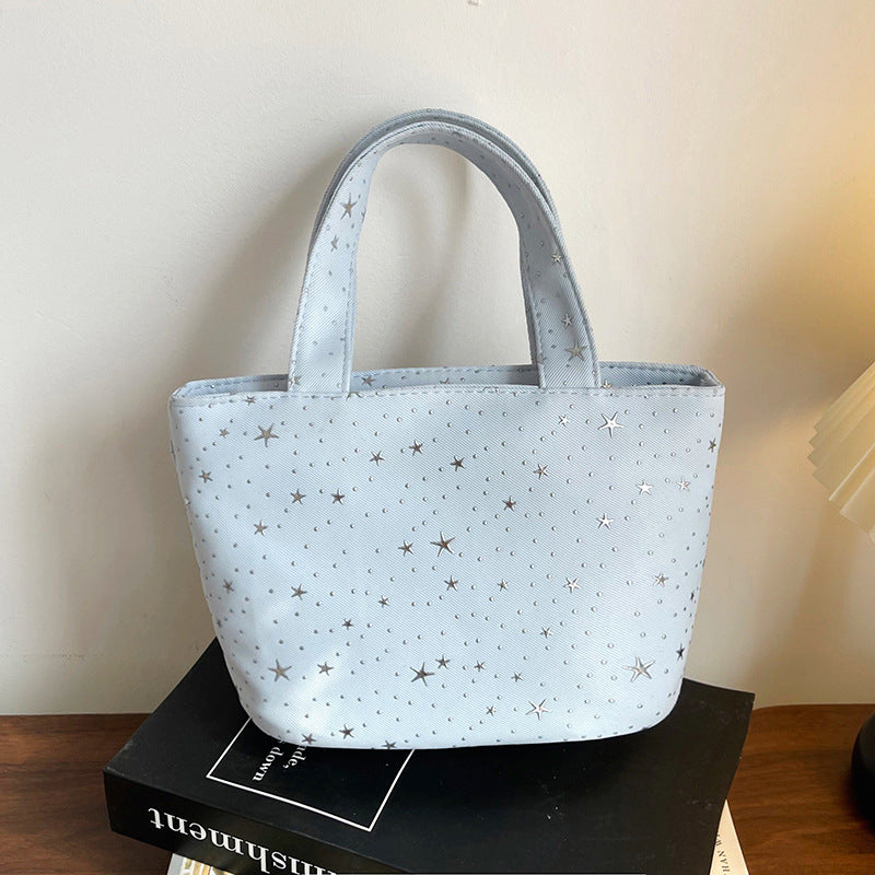 WoStar-Patterned Everyday Tote Bag
