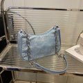 Stylish Chain-Handled Hobo Bag