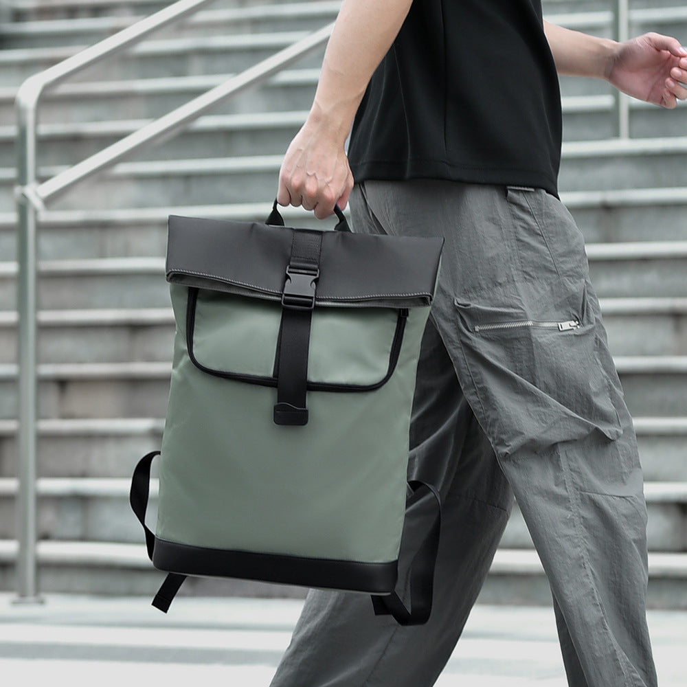 Waterproof Roll-Top Travel Backpack