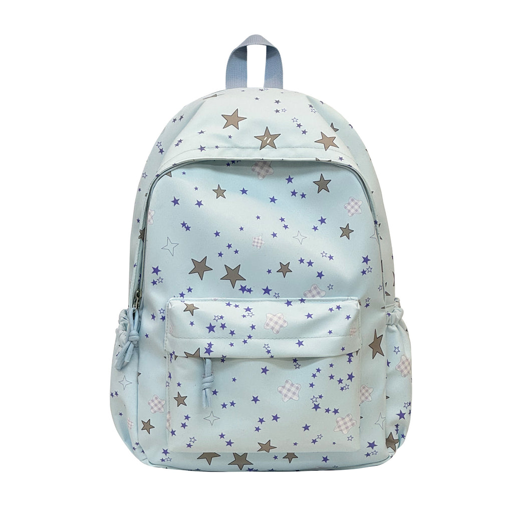 Star-Print Casual Backpack
