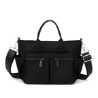 Versatile Multi-Pocket Shoulder Tote Bag