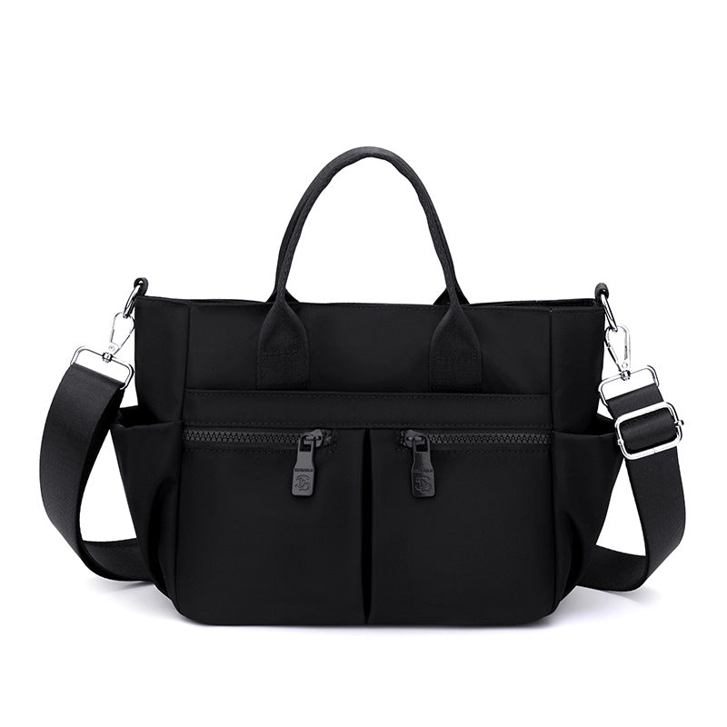 Versatile Multi-Pocket Shoulder Tote Bag