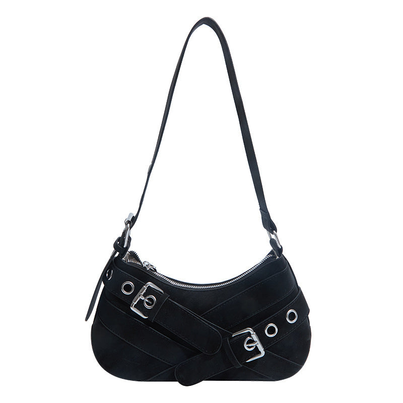 Women's fashionable shoulder bag made of soft suede leather with unique appliqué-https://detail.1688.com/offer/996722361329.html-Calm Wears-Braun-nothing-Calm Wears