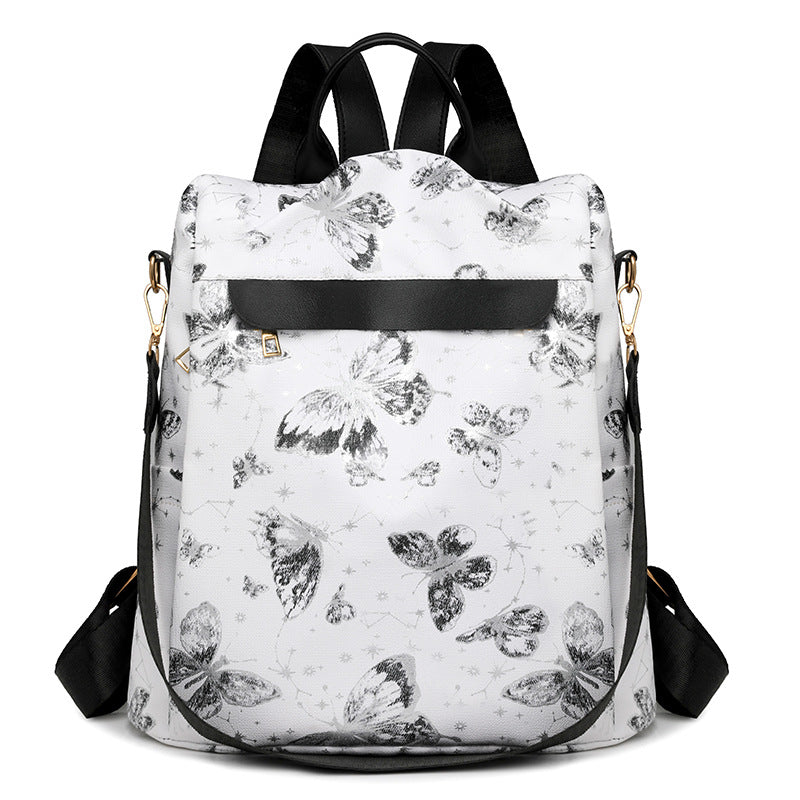 Backpack with Elegant Butterfly Design and Practical Compartments