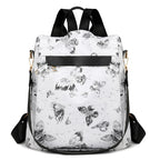 Backpack with Elegant Butterfly Design and Practical Compartments