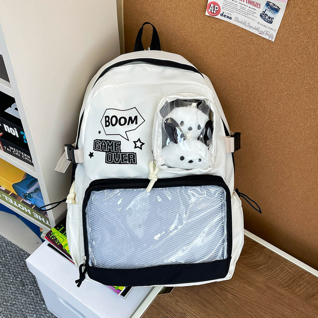 Playful Graphic School Backpack